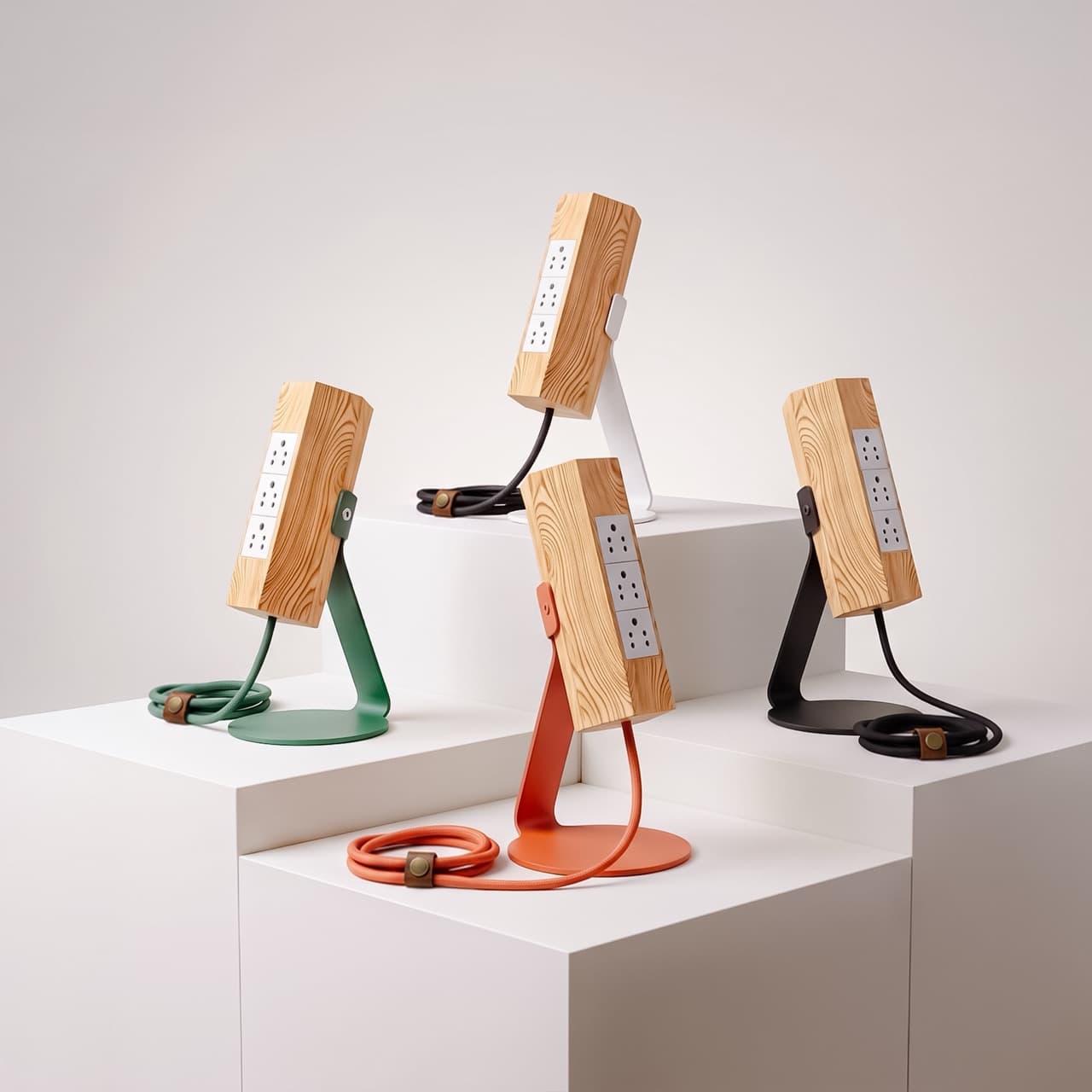 Power Dock 3S in all four finishes